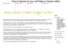 Tablet Screenshot of fridgedisposal.co.uk